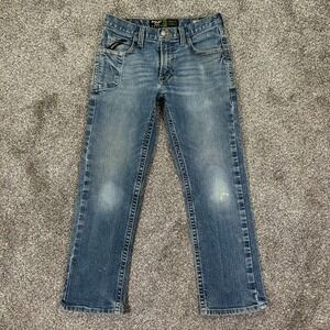 Ariat M5 Straight Leg Jeans Men 30x30 Medium Wash Stretch Denim Durable Workwear